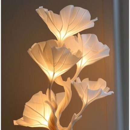 GINKGO TREE INSPIRED SCULPTURAL TABLE LAMP