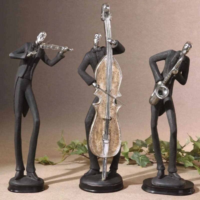 MUSICAL TRIO SCULPTURAL LAMP SET