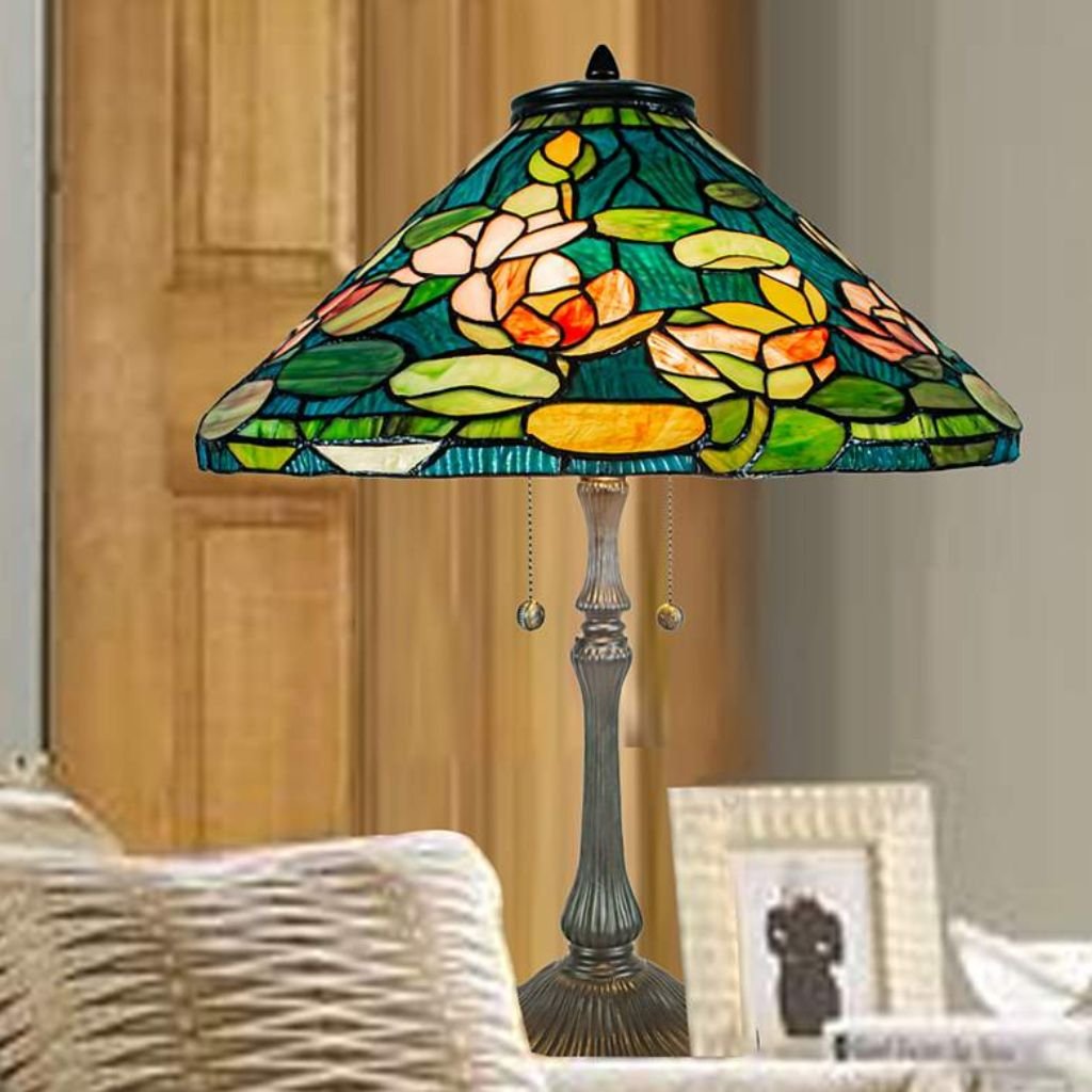 1 HUNTINGTON BURNISHED FIELDSTONE TABLE LAMP