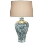 HYDROCAL VASE TABLE LAMP WITH LED BULB