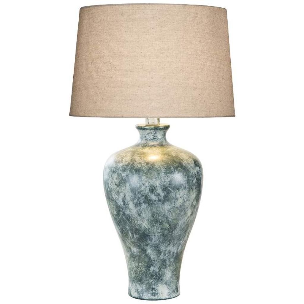 1 HYDROCAL VASE TABLE LAMP WITH LED BULB