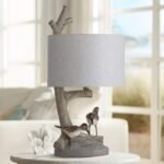 IUKA BIRDS ON A LIMB NESTED TONE TABLE LAMP