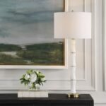 UTTERMOST UNIFY ALABASTER SCULPTURAL TABLE LAMP