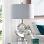 SILVERLEAF SCULPTURAL TABLE LAMP