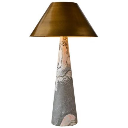 CHANEL LAMP CALACATTA VIOLA MARBLE ANTIQUE BRASS