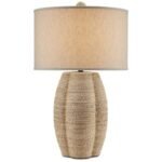 NATURAL ABACA ROPE TABLE LAMP