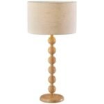 MODERN NATURAL WOOD TABLE LAMP