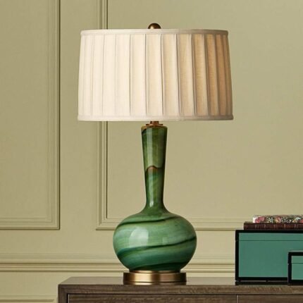 LAMARTINE GREEN TABLE LAMP
