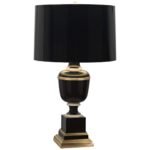ANNIKA BRASS AND BLACK TRADITIONAL TABLE LAMP