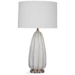 MODERN STYLED WHITE TABLE LAMP