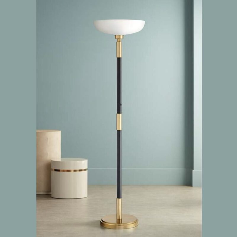 MODERN LIGHT BLASTER TORCHIERE FLOOR LAMP
