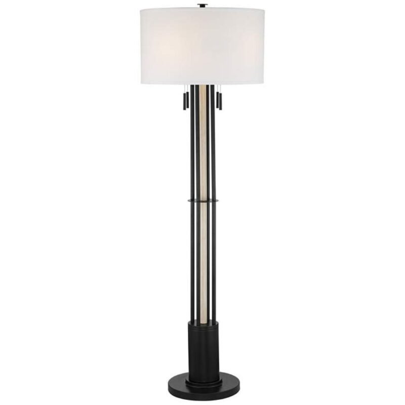 FRANKLIN IRON PULL CHAIN FLOOR LAMP