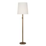 ROBERT ABBEY BUSTER CHICA BRASS FLOOR LAMP