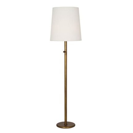 ROBERT ABBEY BUSTER CHICA BRASS FLOOR LAMP
