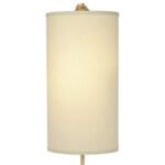 SILVER GOLD SPHERES METAL TABLE LAMP