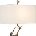 SHADOWS ANTIQUE BRASS TREE TABLE LAMP