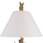 GOLD LEAF FINISH TABLE LAMP