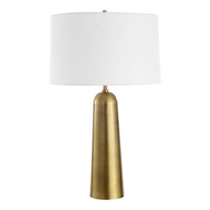 FLINCHEM PLATED ANTIQUE BRASS TABLE LAMP