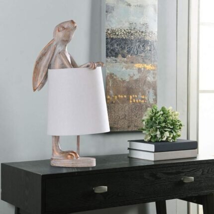MALTA STANDING BUNNY ACCENT TABLE LAMP