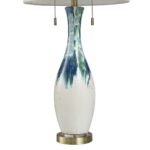 JOSHUA CERAMIC WAVE TABLE LAMP