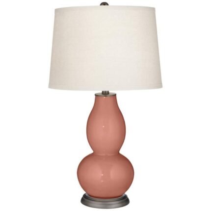 MODERN ROJO DUST RED TABLE LAMP