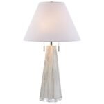 GRAY MARBLE TABLE LAMP