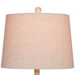 TROPICAL COASTAL ANTIQUE WHITE TABLE LAMP