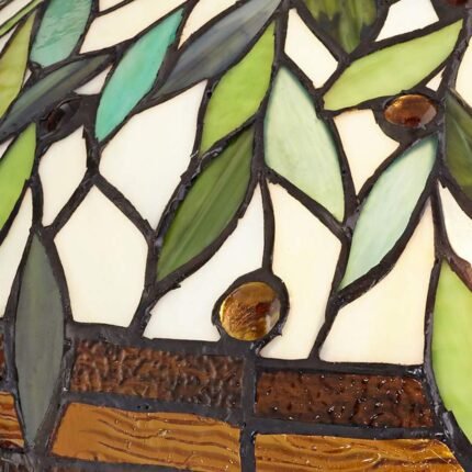 TIFFANY LAMP WITH TABLE TOP DIMMER