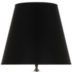 DEEP PATINA BRONZE AND CLEAR CRYSTAL TABLE LAMP