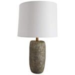 FOSSIL BROWN TABLE LAMP