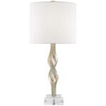 CHINOIS SILVER LEAF TABLE LAMP
