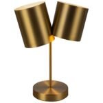 KEIKO BRUSHED GOLD TABLE LAMP