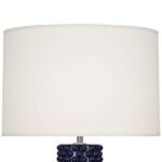 MIDNIGHT BLUE CERAMIC TABLE LAMP