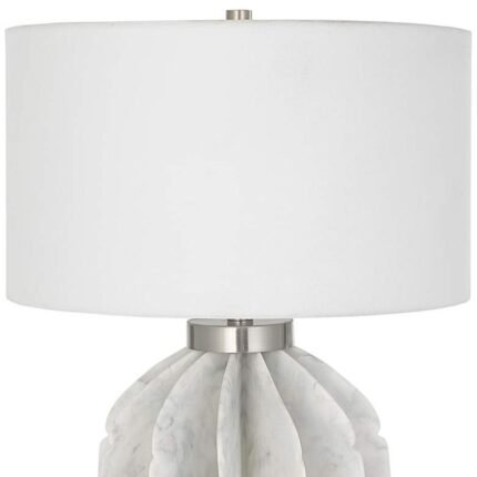 REPETITION WHITE RESIN TABLE LAMP