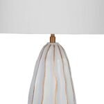MODERN STYLED WHITE TABLE LAMP