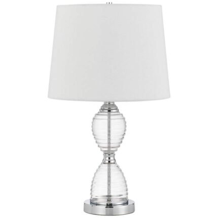 EDEN CLEAR GLASS ACCENT TABLE LAMP