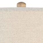 COASTAL RUSTIC PICKLED WOOD FLOOR LAMP