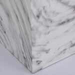 ABSTRACT RESIN LED FLOOR LAMP RED