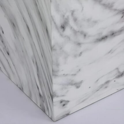 ABSTRACT RESIN LED FLOOR LAMP RED