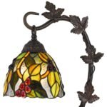CAL LIGHTING COTULLA GLASS DESK LAMP