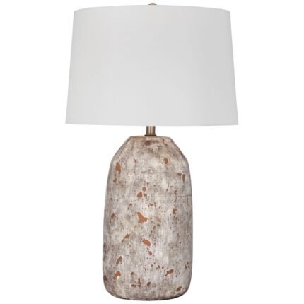 AGED PARCHMENT TABLE LAMP