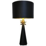 METAL CONE SHAPED TABLE LAMP