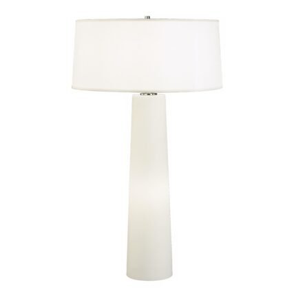 ODELIA NIGHT LIGHT WHITE GLASS TABLE LAMP