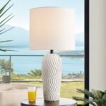 NATURAL CONCRETE LED OUTDOOR TABLE LAMP