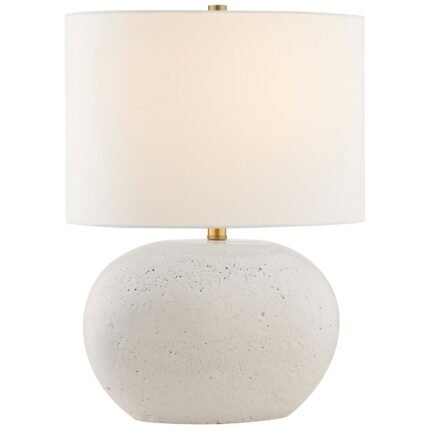 MAEVE IVORY ROUND TABLE LAMP