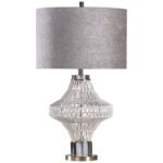 NATURAL MACRAME ROPE TABLE LAMP