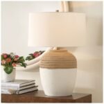 TWO TONE TABLE LAMP