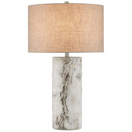 BIRCH CEMENT TABLE LAMP