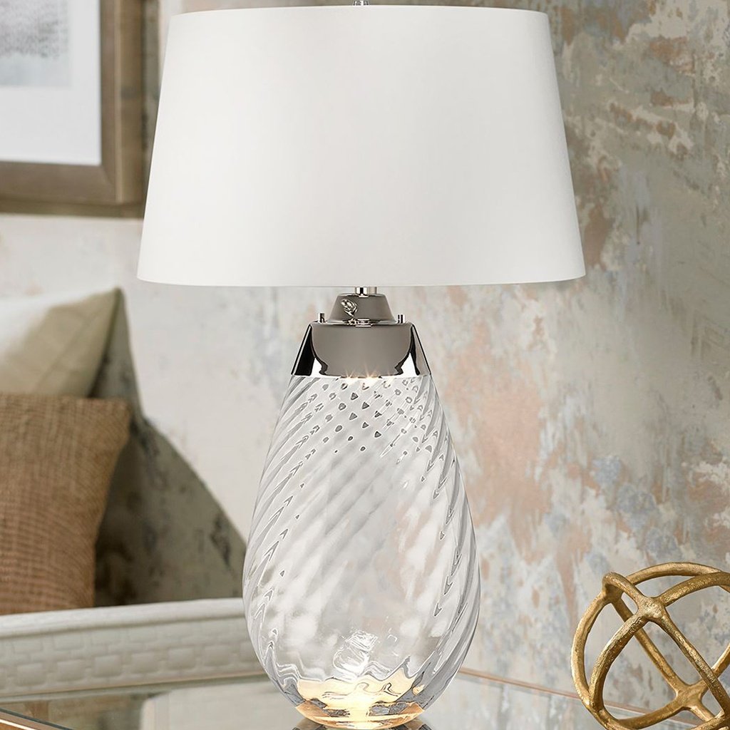 293_image2 ART GLASS LARGE TABLE LAMP