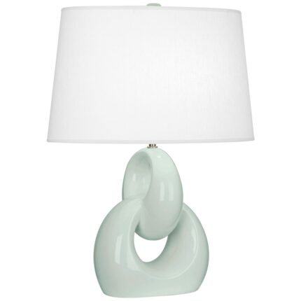 FUSION CELADON GREEN CERAMIC TABLE LAMP